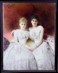 Portrait de Marthe et Thérèse Galoppe, 1889